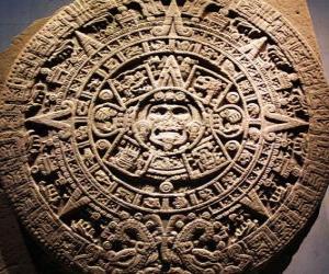 пазл Мистические ацтекский календарь
